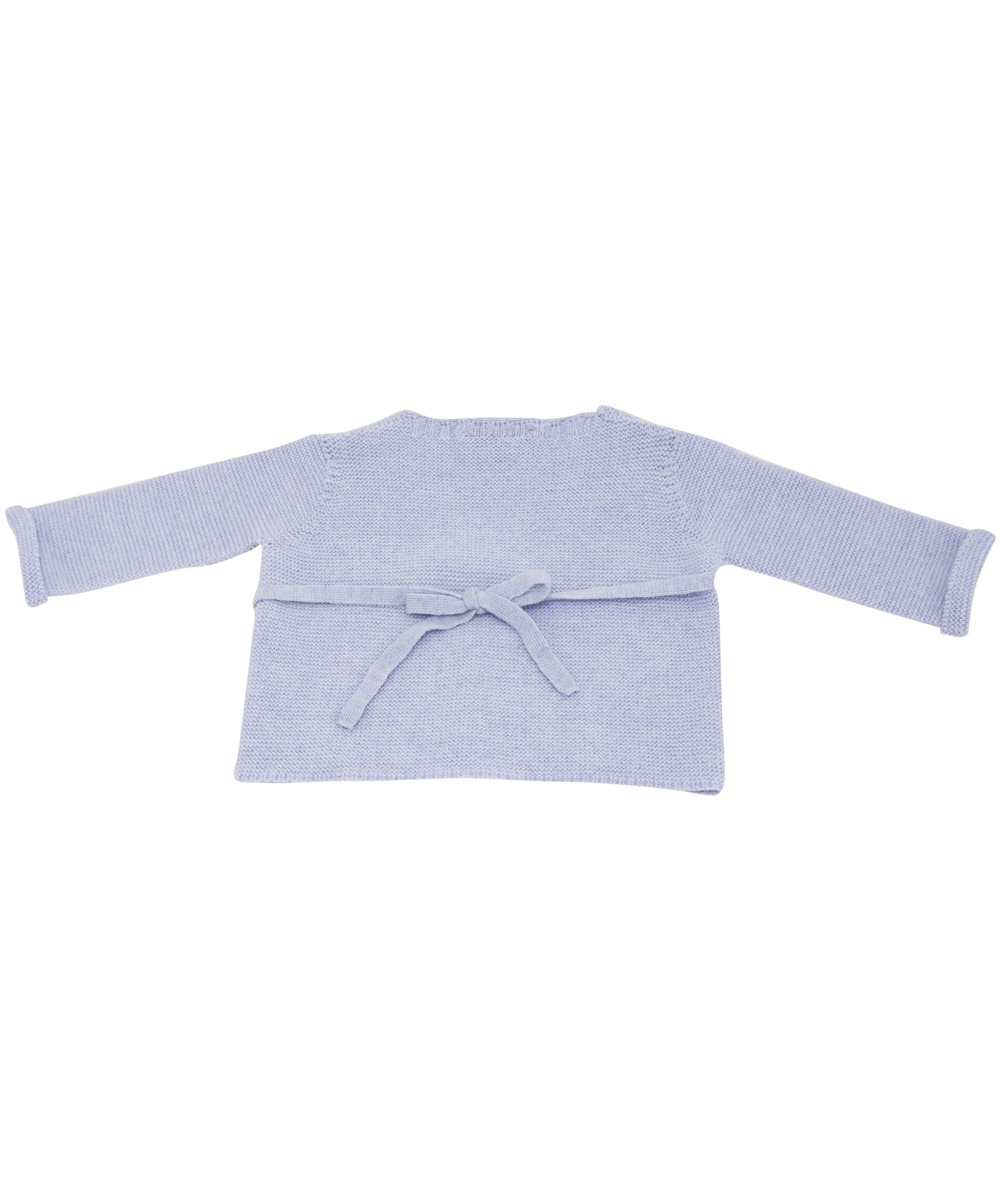 Little Royals Baby the Tie-Front Sweater - Blue